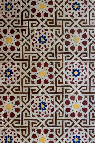 Pattern at a hotel in Morocco