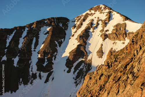 Beautiful Castle Peak, Colorado Rocky Mountains