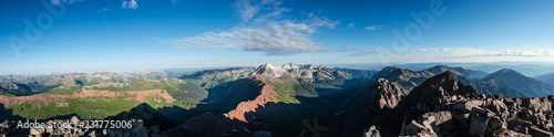 Wallpaper Mural View from the summit of Maroon Peak, Colorado Rocky Mountains Torontodigital.ca