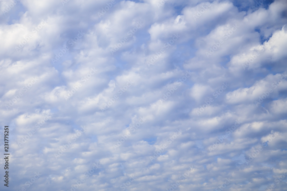 Cloudy blue sky. Background texture. Cloudy blue sky. Background texture.
