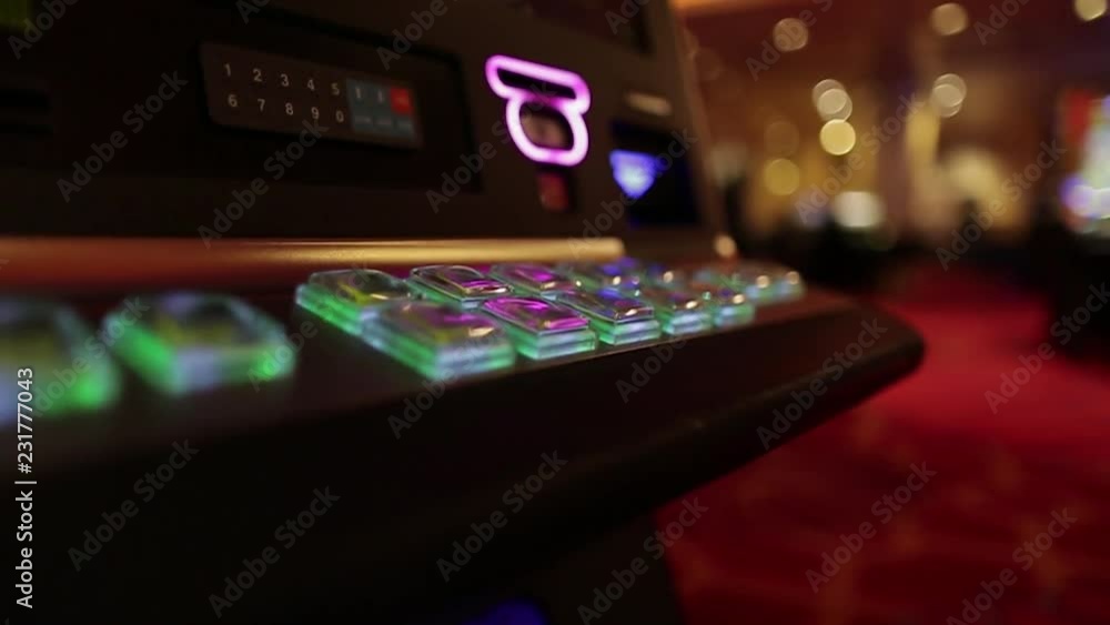 Electronic gambling machine inside casino Electronic gambling machine inside casino