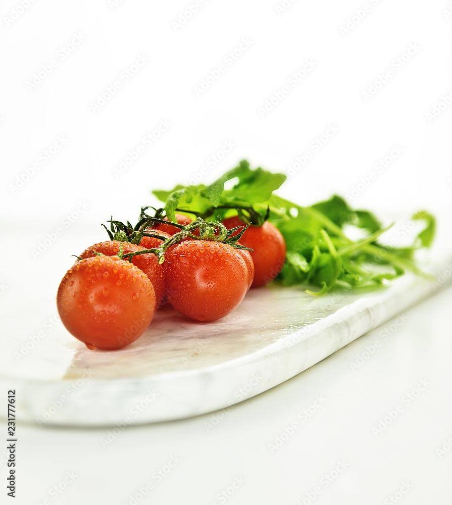 Vine Tomatoes and Salad