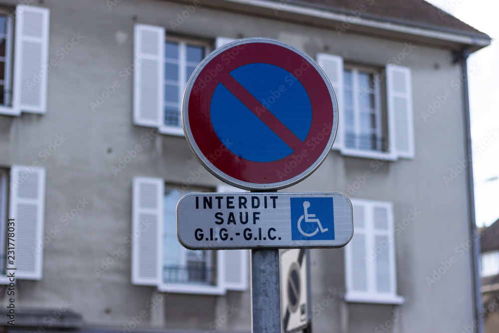 place handicapée