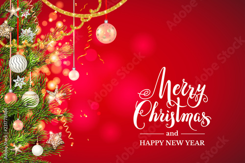 Bright christmas background