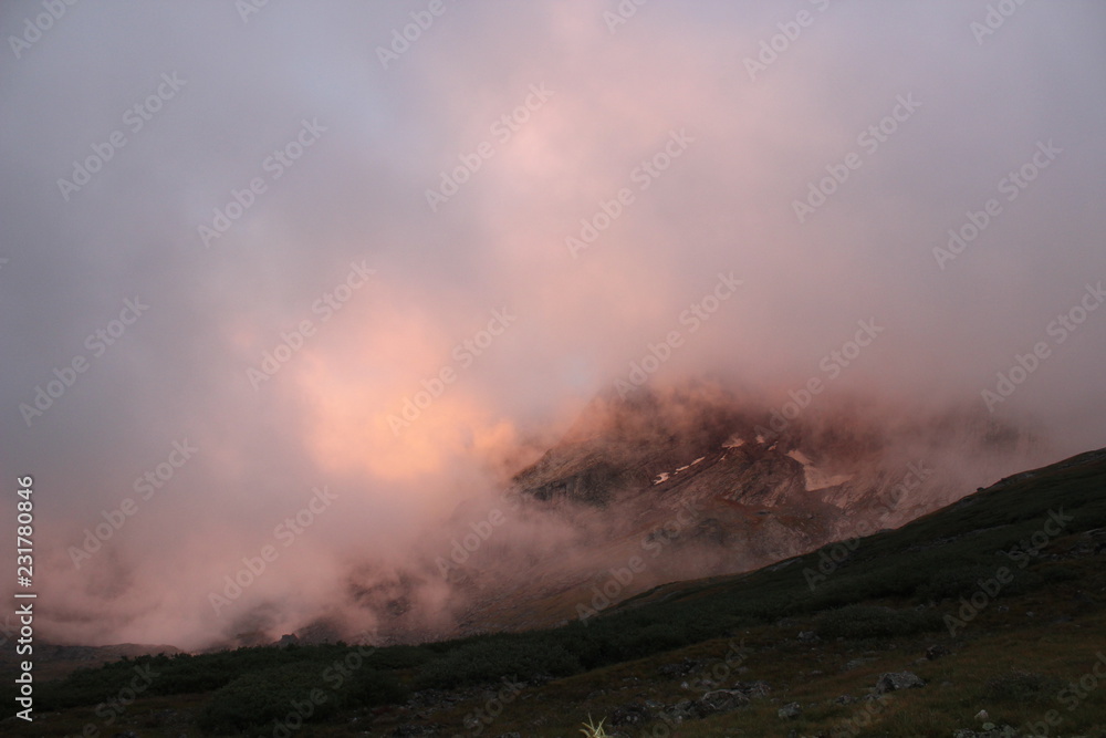 Sunrise in the Colorado Rocky Mountains