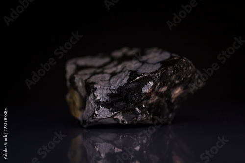 Natural volcanic glass - Snowflake Obsidian