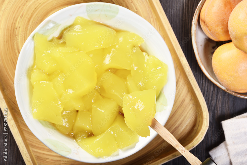 Taiwan delicious dessert - Fun guo (Powder cake) Taiwan delicious dessert - Fun guo (Powder cake)
