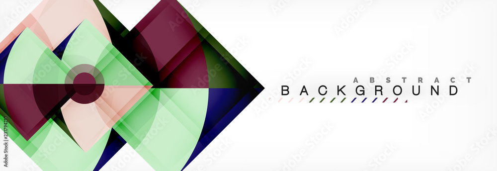 Modern geometric abstract background Modern geometric abstract background