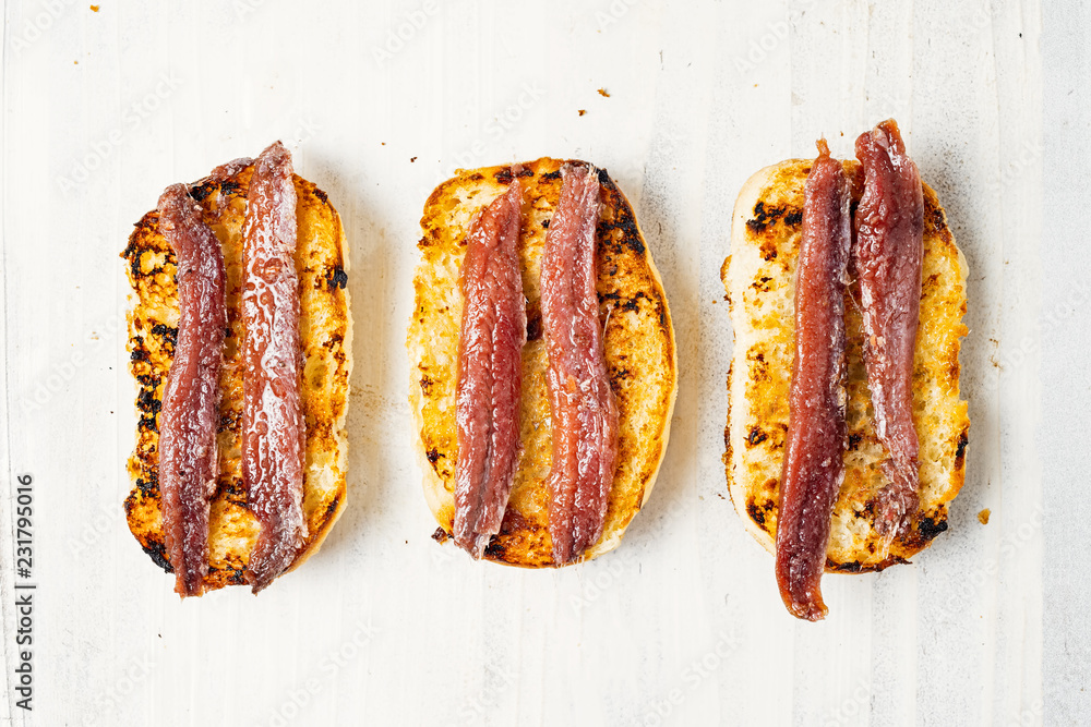 anchovy toast