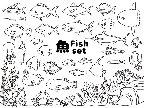 魚アイコンセット