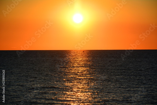 sunset over the sea 18