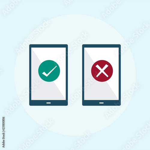 Illustration of confirmation concept