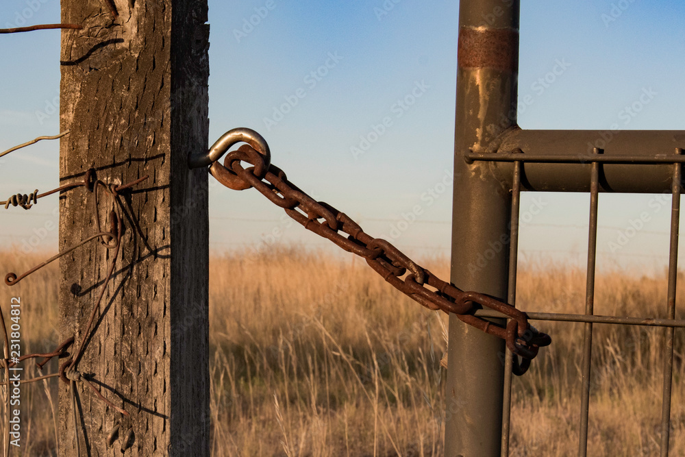 Old barbed wire fence deals