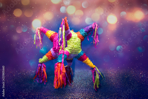 piñata navideña, piñata de ...