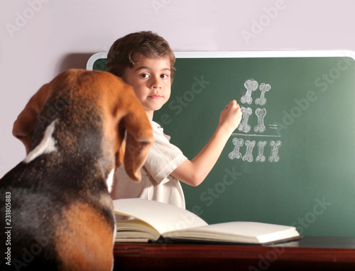 A Young Teacher And A Special Pupil photo