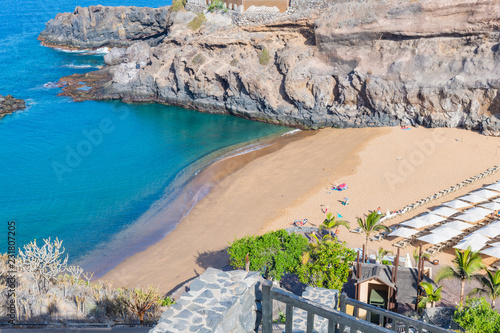 Incredibly beautiful Abama Beach.Tenerife. Canary Islands..Spain photo