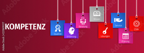 Banner Kompetenz mit ikone