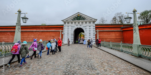 Gate of Peter and Paul Fortress photo