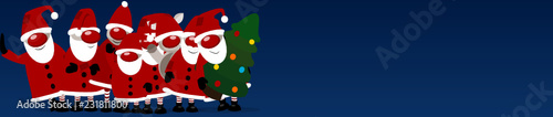Weihnachten Weihnachtsmann Banner