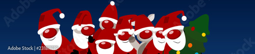 Weihnachten Weihnachtsmann Banner