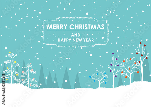 クリスマス・新年の背景素材