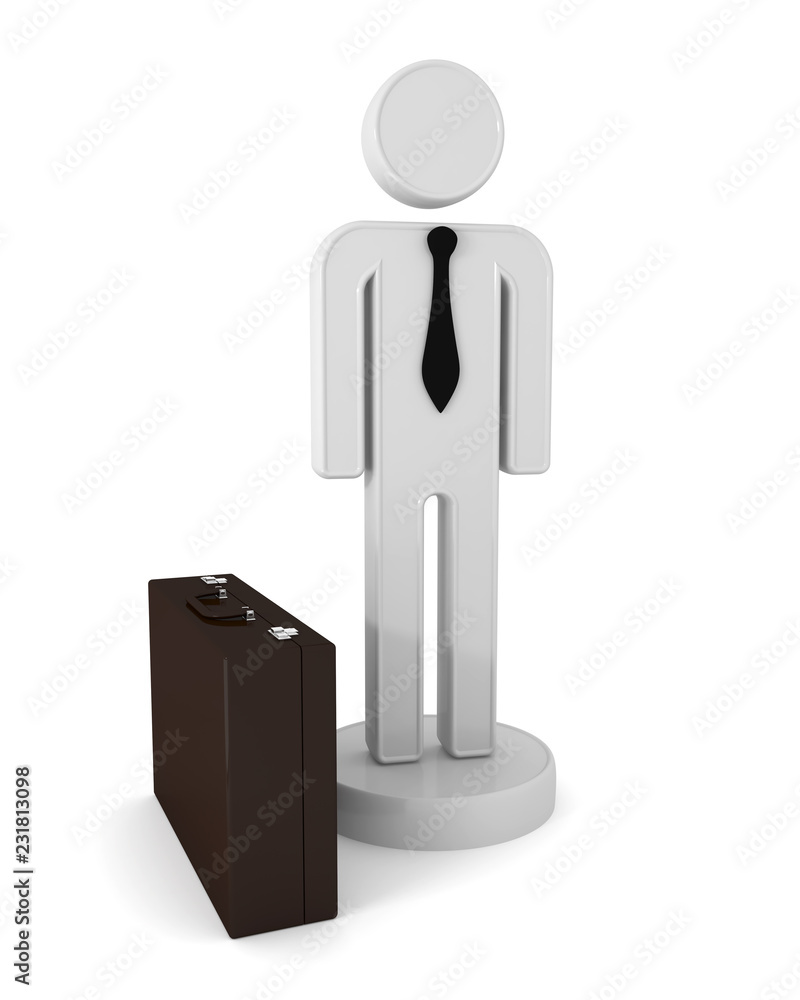 Man is an office worker Man is an office worker