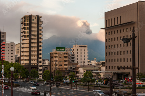 City of Kagoshima and Sakurajima Volcano