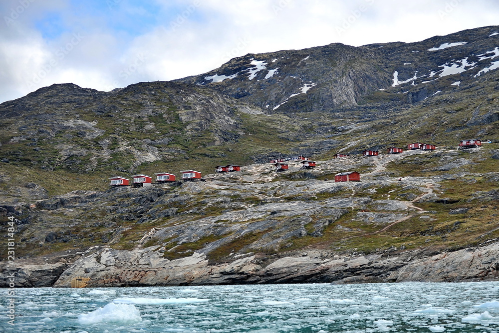 The picturesque shores of Greenland.