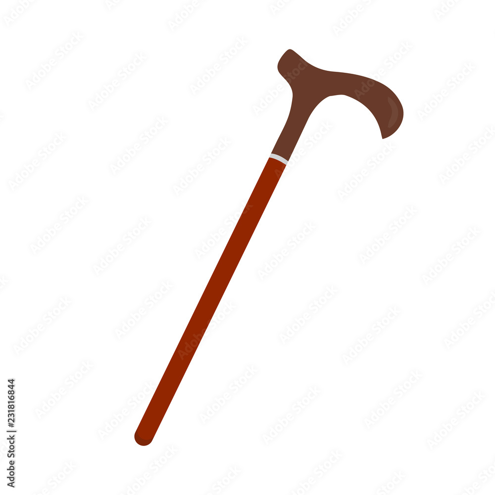 walking cane clipart