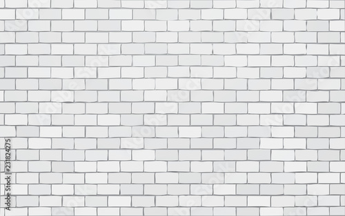 white brick wall vector illustration background