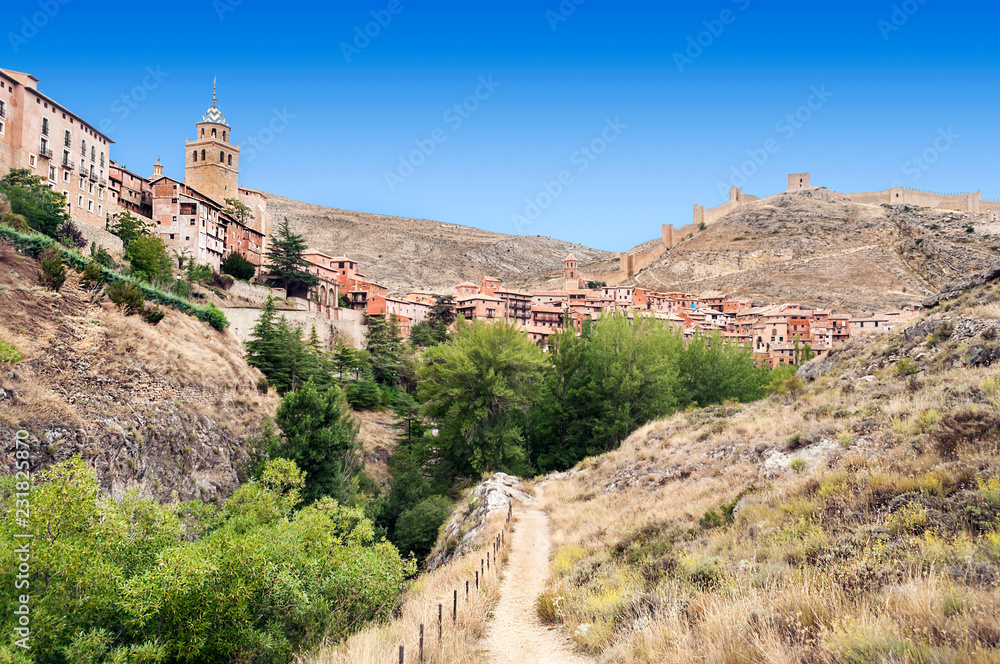Village of Albarracin in the north of Spain