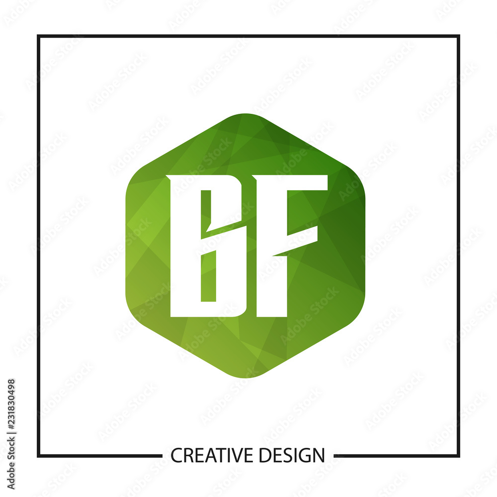 Initial Letter BF Logo Template Design Vector Illustration Initial Letter BF Logo Template Design Vector Illustration