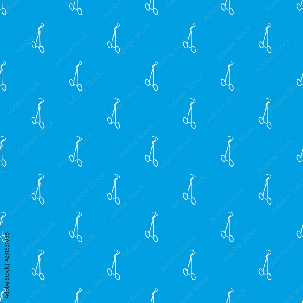 Towel forceps pattern vector seamless blue repeat for any use Towel forceps pattern vector seamless blue repeat for any use