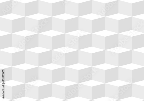 White three dimentional geometric background backdrop