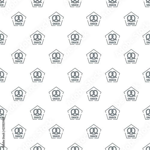 Snack pattern vector seamless repeat for any web design