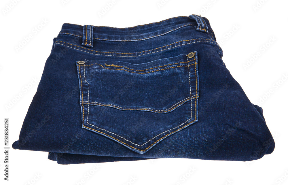 denim pants isolated on white background denim pants isolated on white background