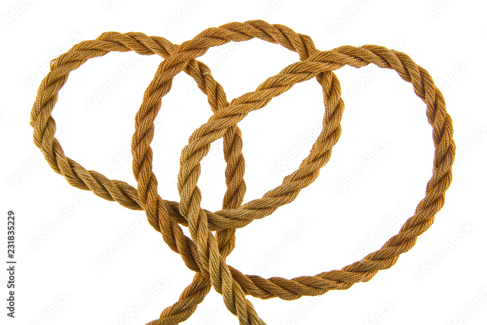 rope isolated on white background