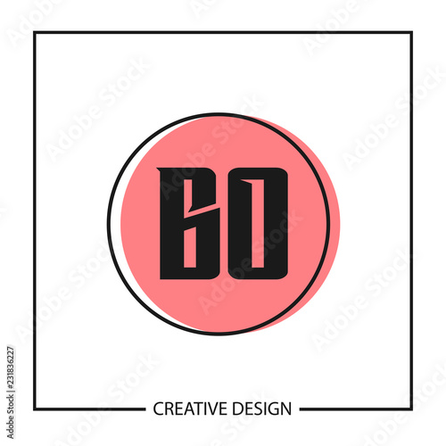 Initial Letter BO Logo Template Design Vector Illustration © Scooby