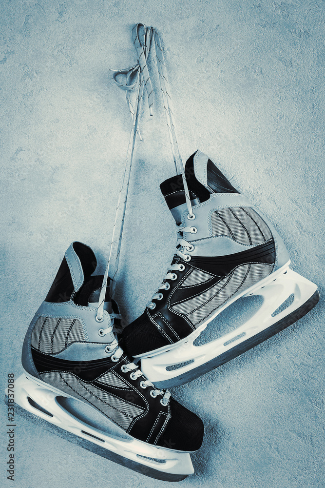 Naklejka premium Hockey skates
