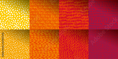 Colorful kiddy background set.