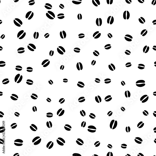 The footprints of a deer. Vector illustration. Wild animal. Foot prints. Seamless pattern background.