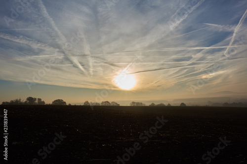 Sonnenaufgang Steigerwald