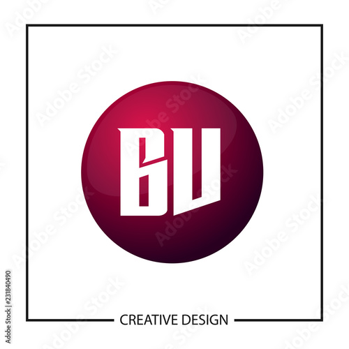 Initial Letter BV Logo Template Design Vector Illustration © Scooby