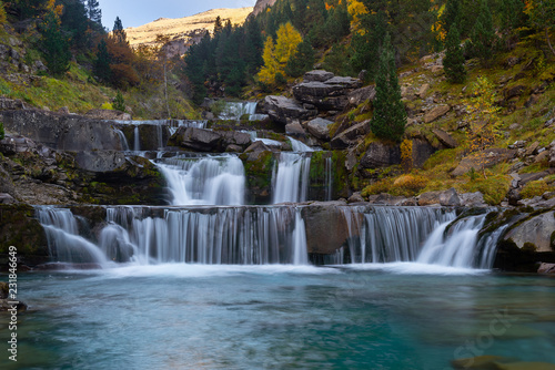 Gradas De Soaso  Falls on Arazas River   Ordesa National Park  Huesca  Spain