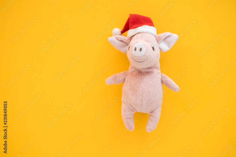 New year and christmas background with symbol of the year New year and christmas background with symbol of the year