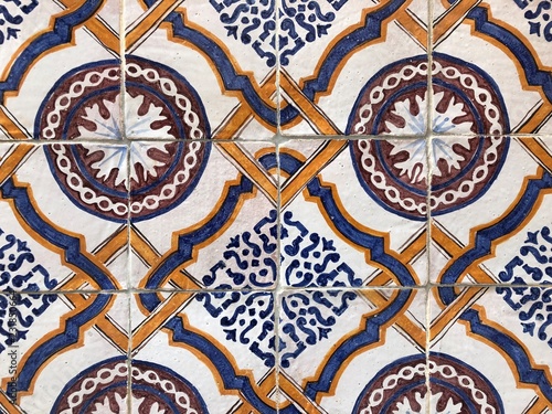 Splendidi mosaici variopinti del Monastero di Santa Caterina, Palermo, Italia photo