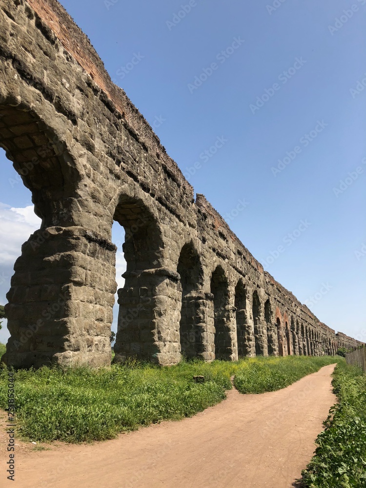 Acquedotto, Parco degli acquedotti, Roma, Italia