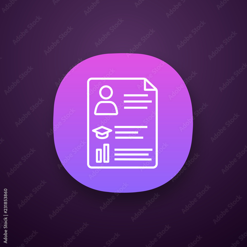 Resume app icon Resume app icon