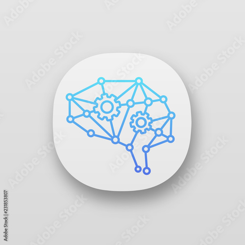 Deep learning AI app icon