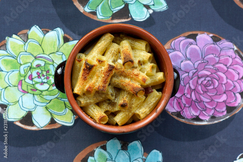 Pasta al forno fatta in casa photo